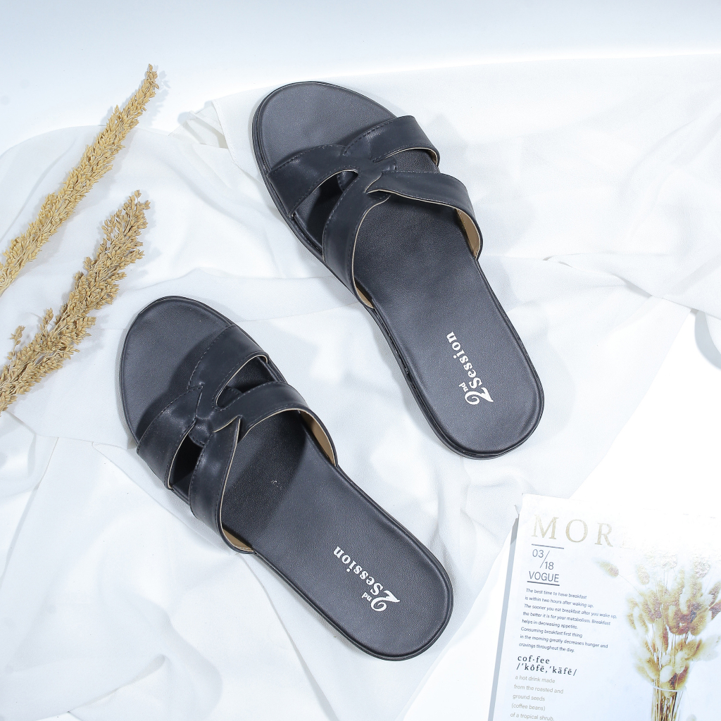 sandal slop wanita murah terbaru kekinian Ss 17