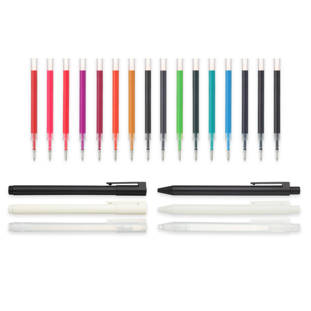 

MUJI Smooth drawing gel ink ballpoint pen knock type 0.3mm