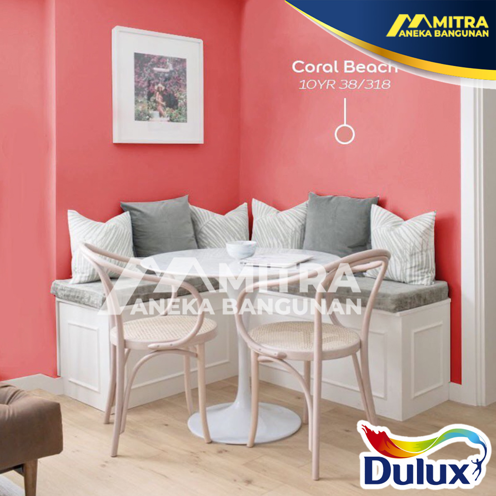 Promo Cat Tembok Dulux Interior Eksterior Coral Beach / Pink Salem Catylac Pentalite Weathershield