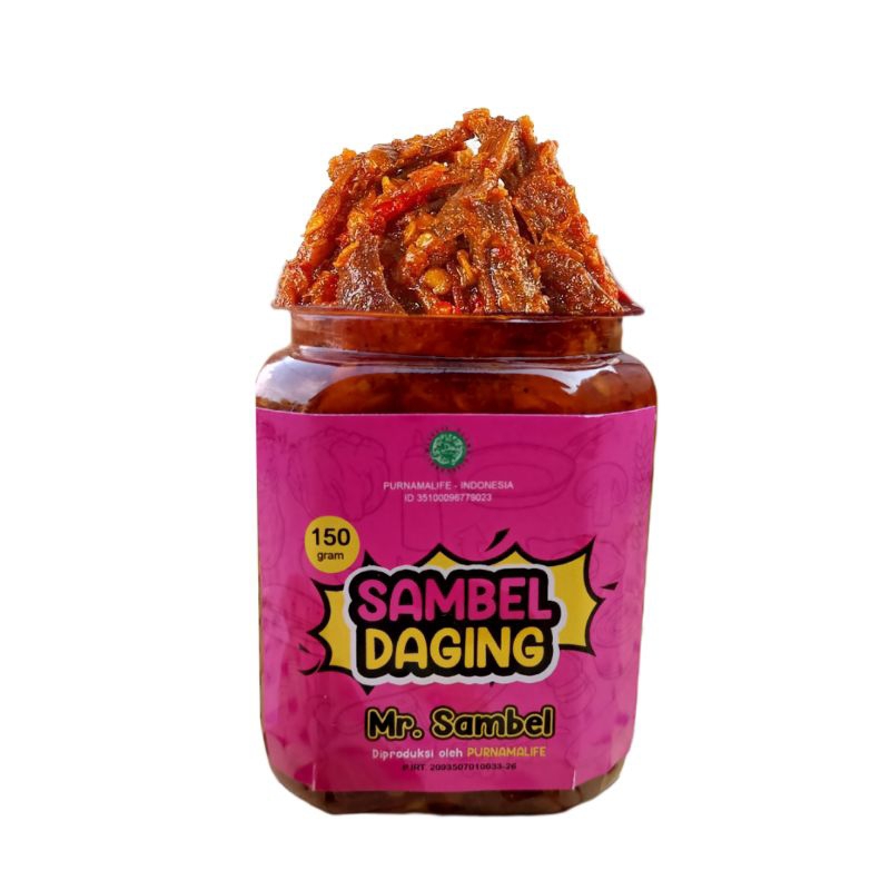 

Mr.Sambel l Sambel daging sapi instan 150gr