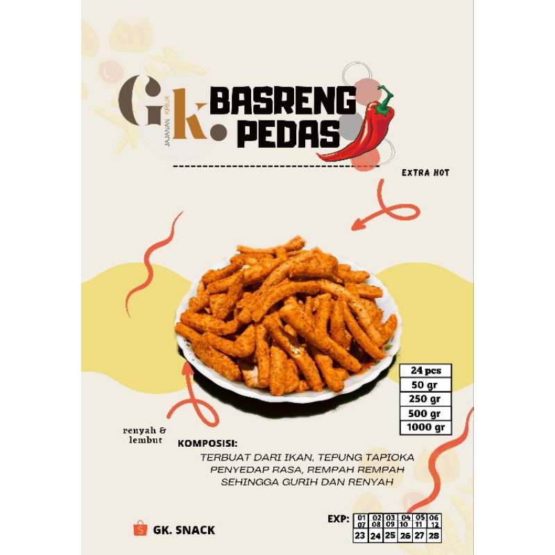 

basreng pedas/renyah/basreng viral