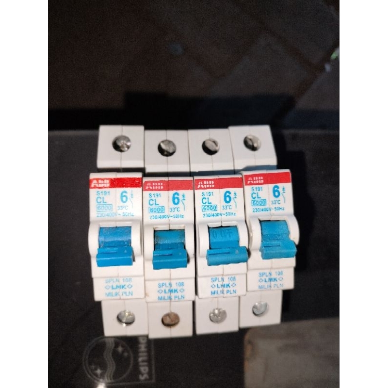 MCB ABB S191 6A siap pakai