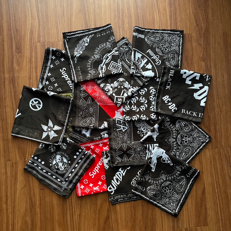 [COD] SLAYER BANDANA MUSIC BAND PREMIUM MURAH