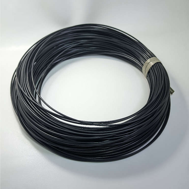 Selang Piping/Pandepun Bahan Tas/ Tali Rotan Plastik Hitam 2,8 mm
