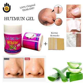 HUT MUN GEL THAILAND  Masker Jerawat Komedo Hidung - Hut Mun Gel Thailand - Gel Pengangkat Komedo Hidung