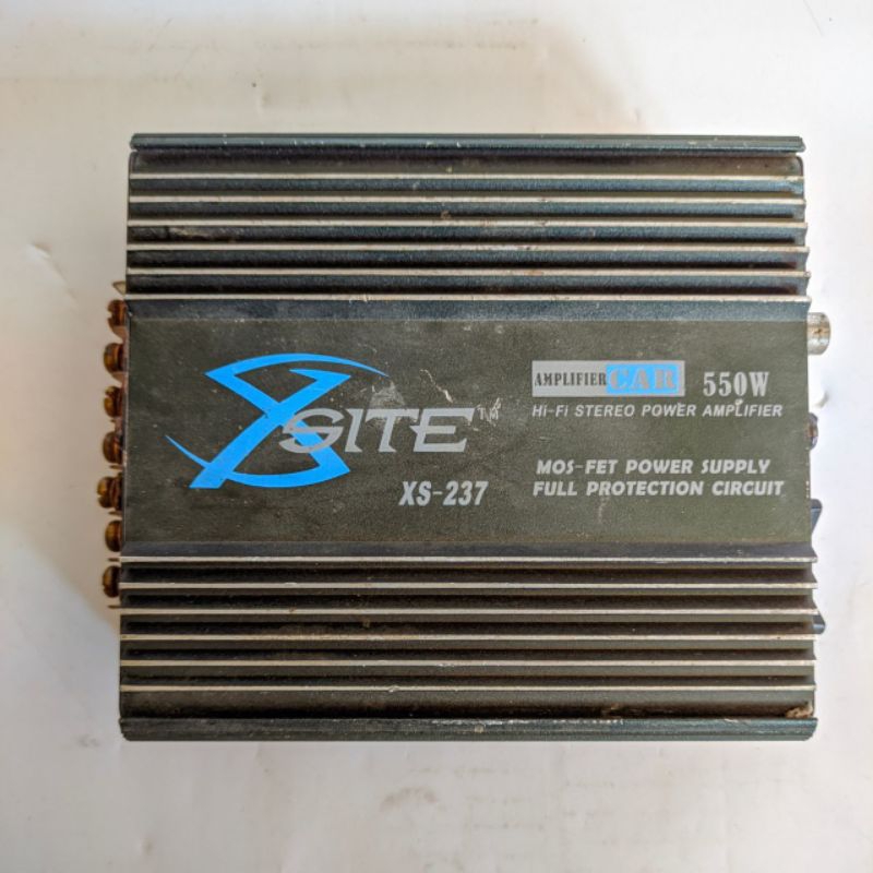 XSITE AMPLIFIER CAR 550W 12V HI-FI STEREO POWER AMPLIFIER