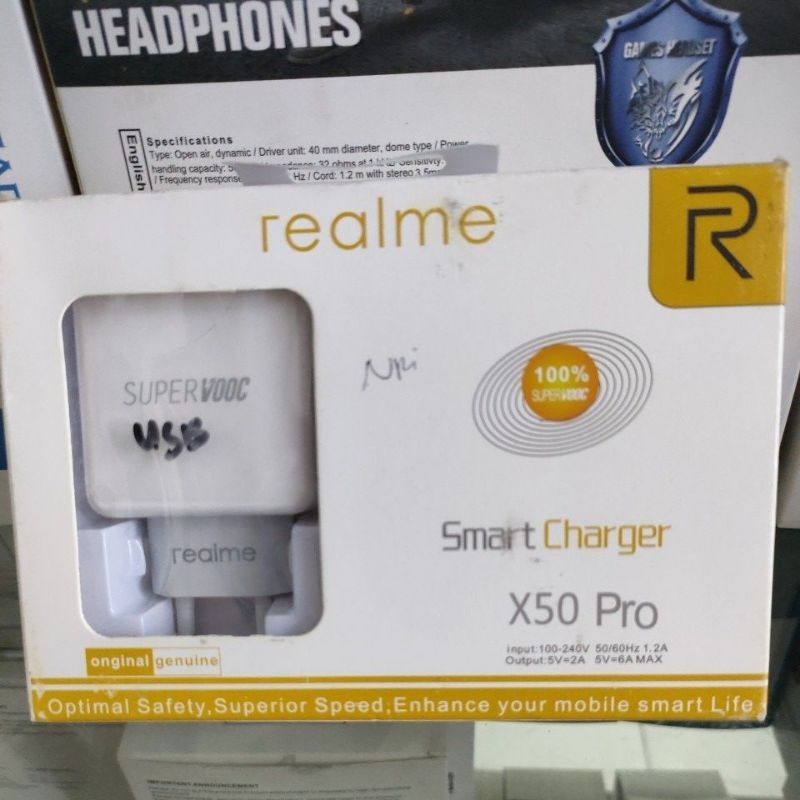 charger realme super vooc x50 pro