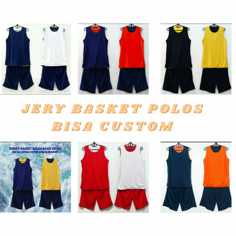 JERSEY BASKET POLOS / JERSEY BASKET CUSTOM / JERSEY BASKET BOLAK BALIK