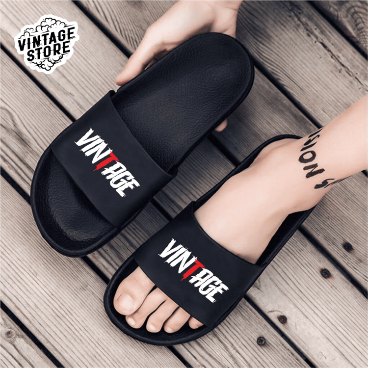 SANDAL SLOP PRIA VINTAGE UKURAN 39 SAMPAI 43 SLIP ON ORIGINAL  SENDAL PRIA DAN WANITA TERBARU 2022 SANDAL KARET BAHAN PYLON RINGAN DAN LEMBUT SANDAL SLIDE MATERNAL DISASTER