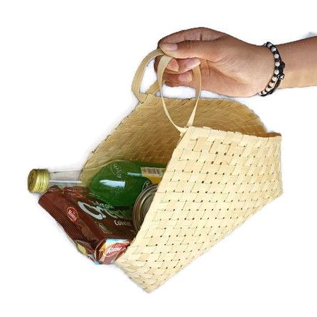 

Tas keranjang hampers anyaman bambu ketupat / tas parcel