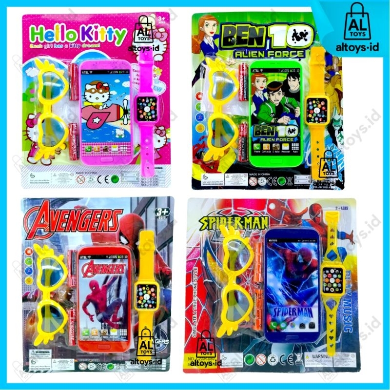 MAINAN HP BLACKBERRY SMARTPHONE MUSIK / MAINAN HEADPHONE GALAXY JAM TANGAN ANAK &amp; KACAMATA MAINAN TELFONE MUSIC MURAH