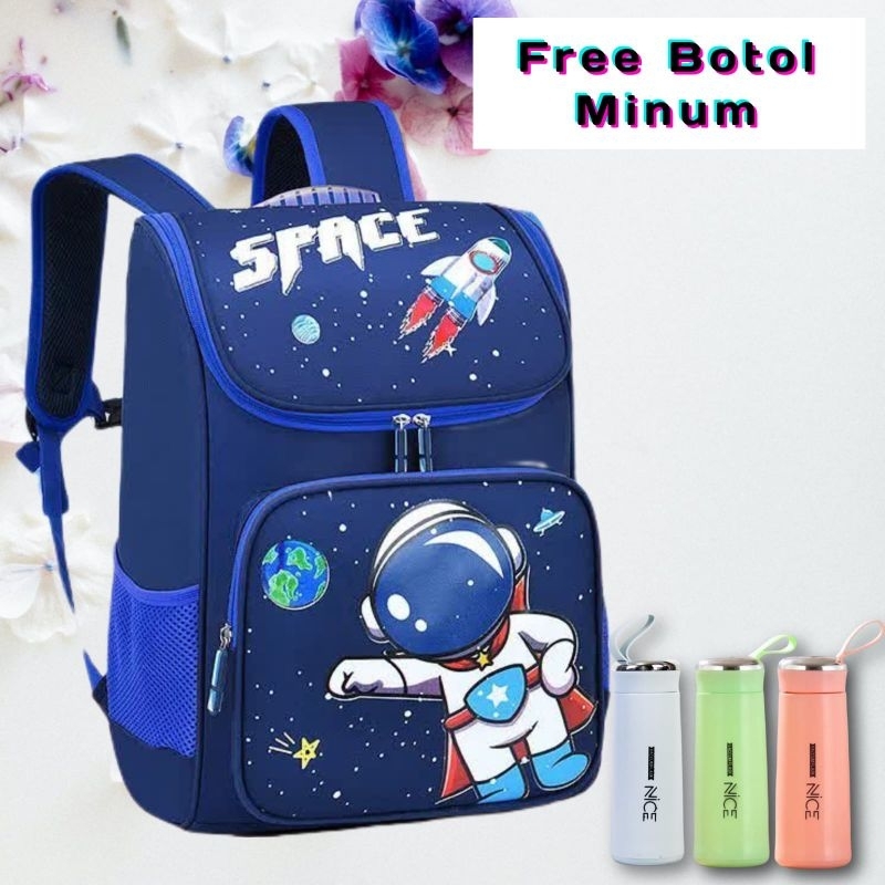 Terbaru Ransel Anak Ransel Sekolah Ransel Motif Astronot Ransel Unisex