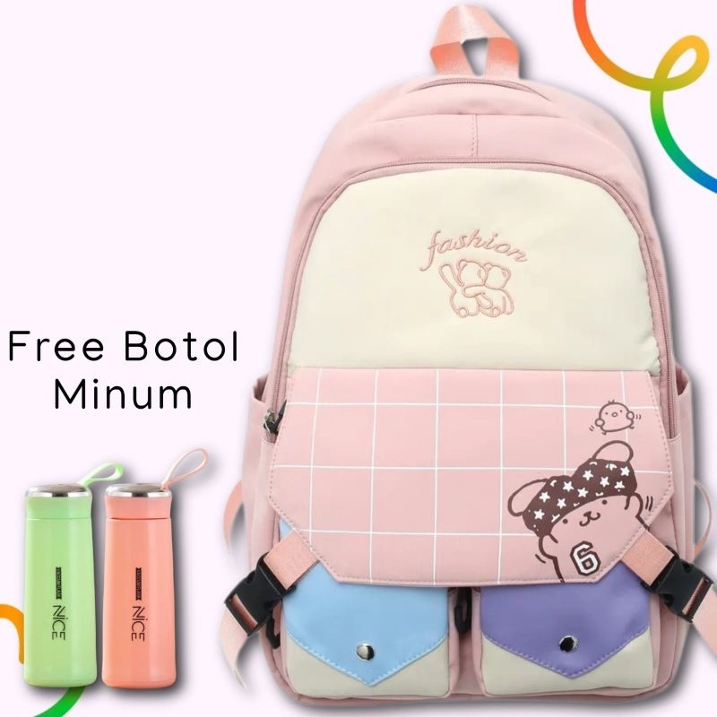 Tas Ransel Sekolah Wanita Tas Ransel Sekolah SD SMP SMA