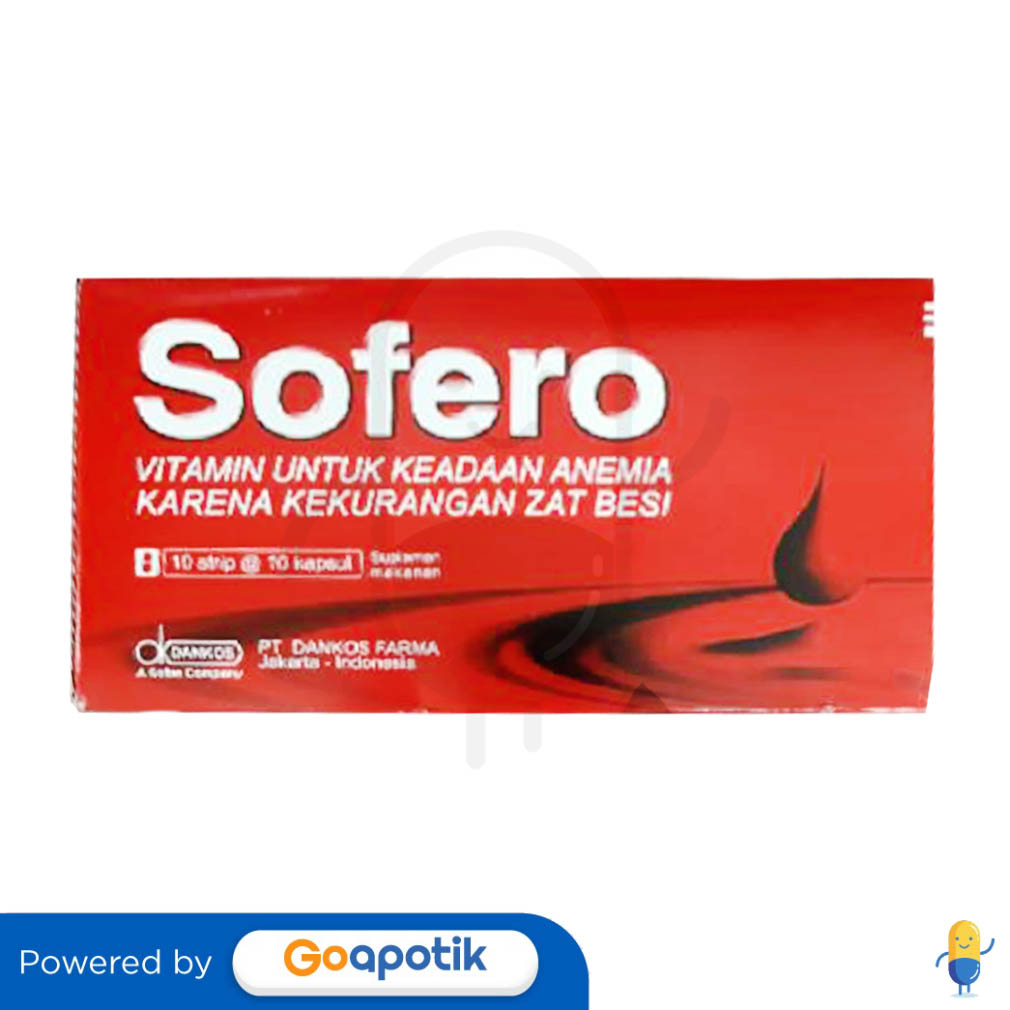 Sofero vitamin anemia zat besi multivitamin suplemen kesehatan