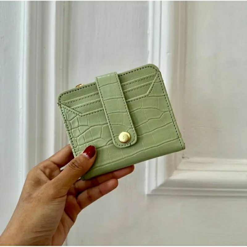 Dompet lipat wanita croco mini genie dompet ara