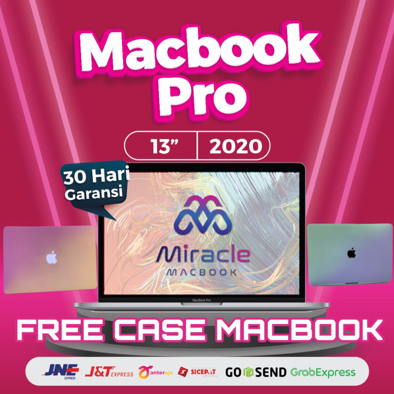 (FREE CASE) MACBOOK PRO 2020 M1 13&quot; RAM 8/16GB SSD 128/256/512/1TB READY SIAP KIRIM