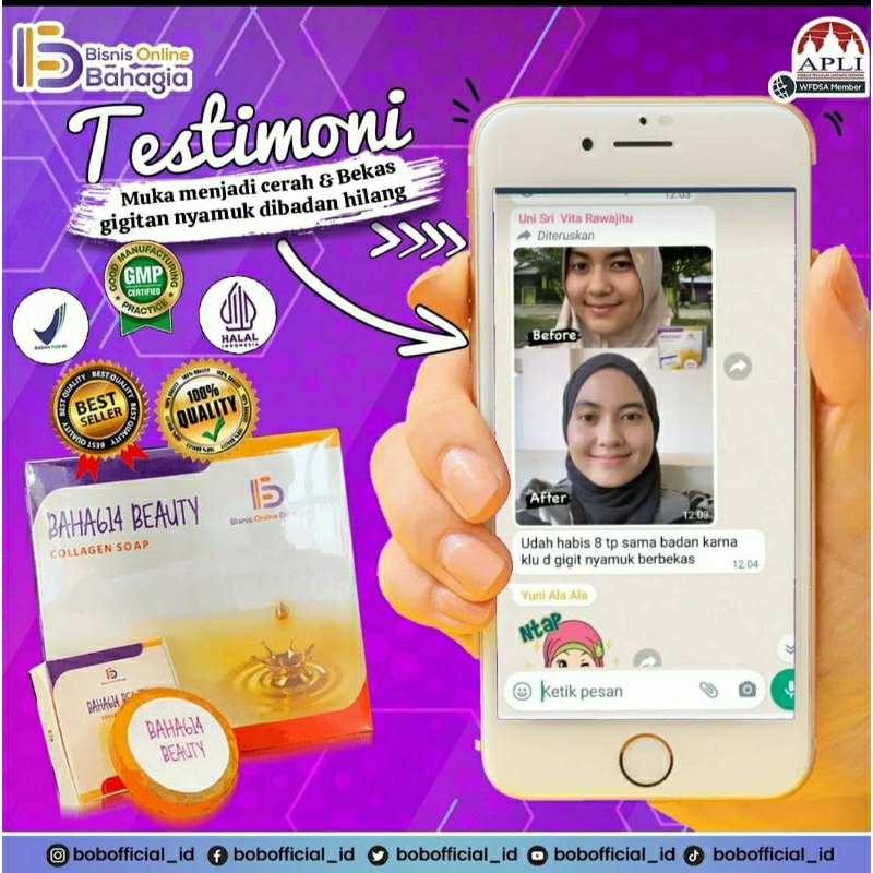 SABUN BAHAGIA BAHA BEAUTY SABUN KECANTIKAN KOLAGEN