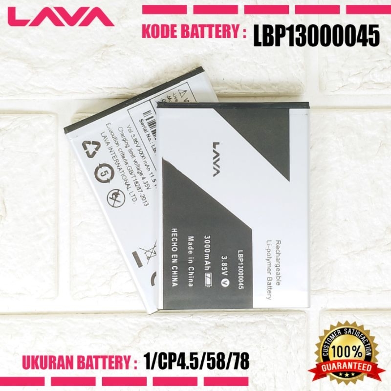 Baterai Battery Original LAVA Iris 88 / Z61 / Iris 88 Lite Kode Batre LBP13000045