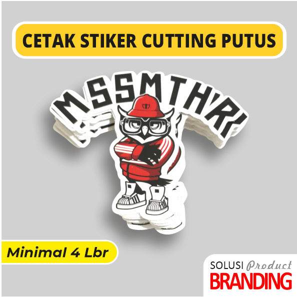 

Cetak Stiker Logo Vinyl A3+ Cutting Putus Die Cut