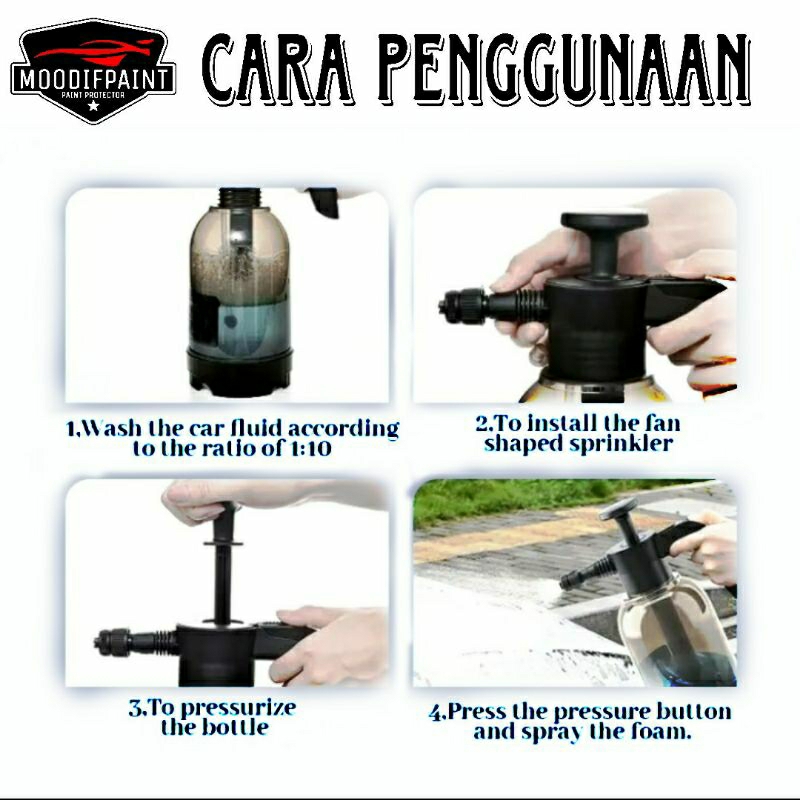 Cuci Salju Profesional Black Premium 2L