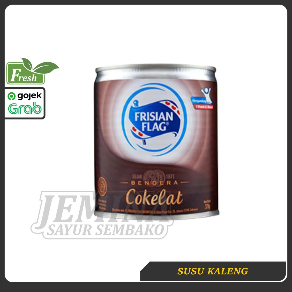 

Susu Cokelat Kaleng Bendera Frisian Flag 370g