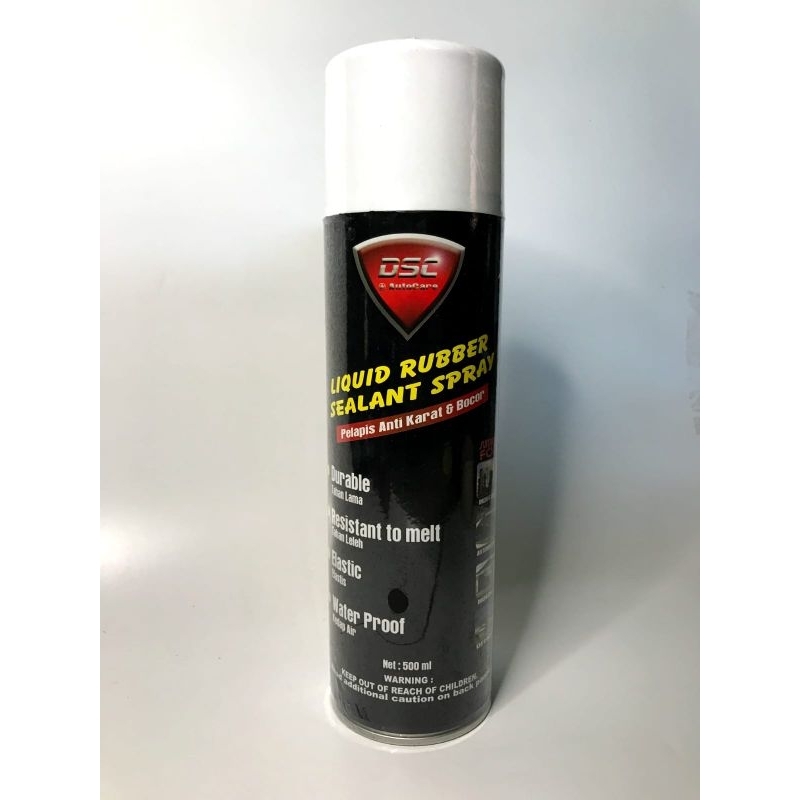 DSC Spray Waterproof Pelapis Anti Bocor , Anti Karat , Anti Korosi , Peredam Mobil 500ml