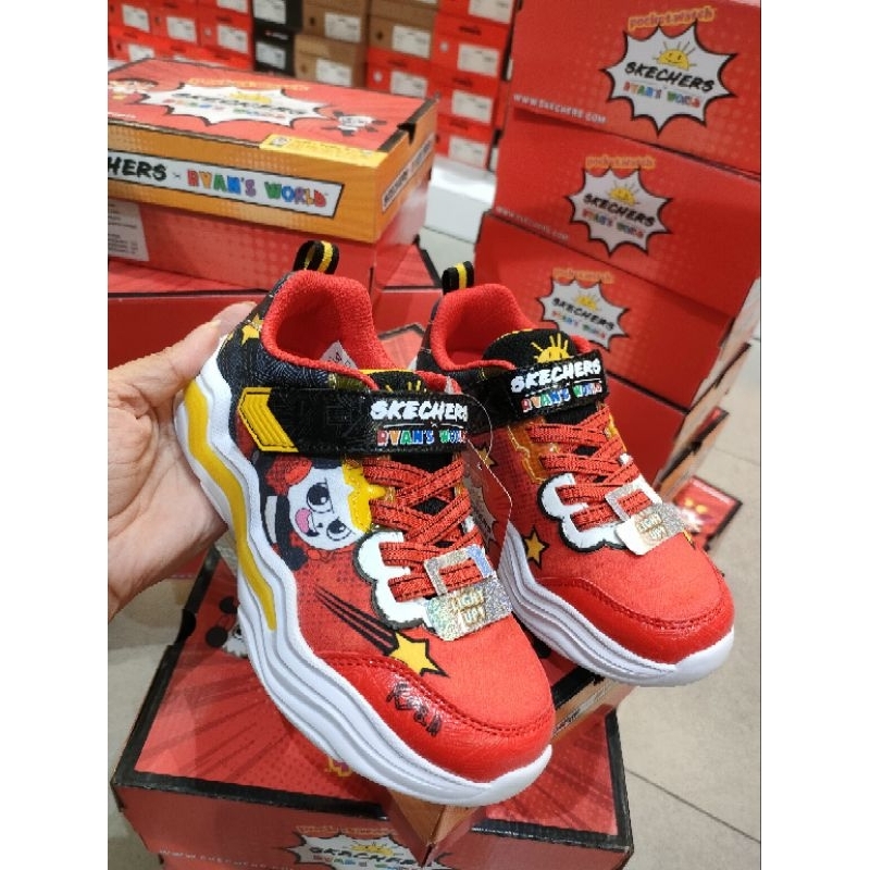 Sepatu Anak Laki-Laki Skechers Light X Ryan Worlds