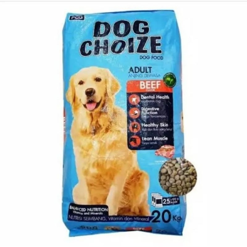 Dog Choize Beef 20kg | Makanan anjing Dog Choize 20kg