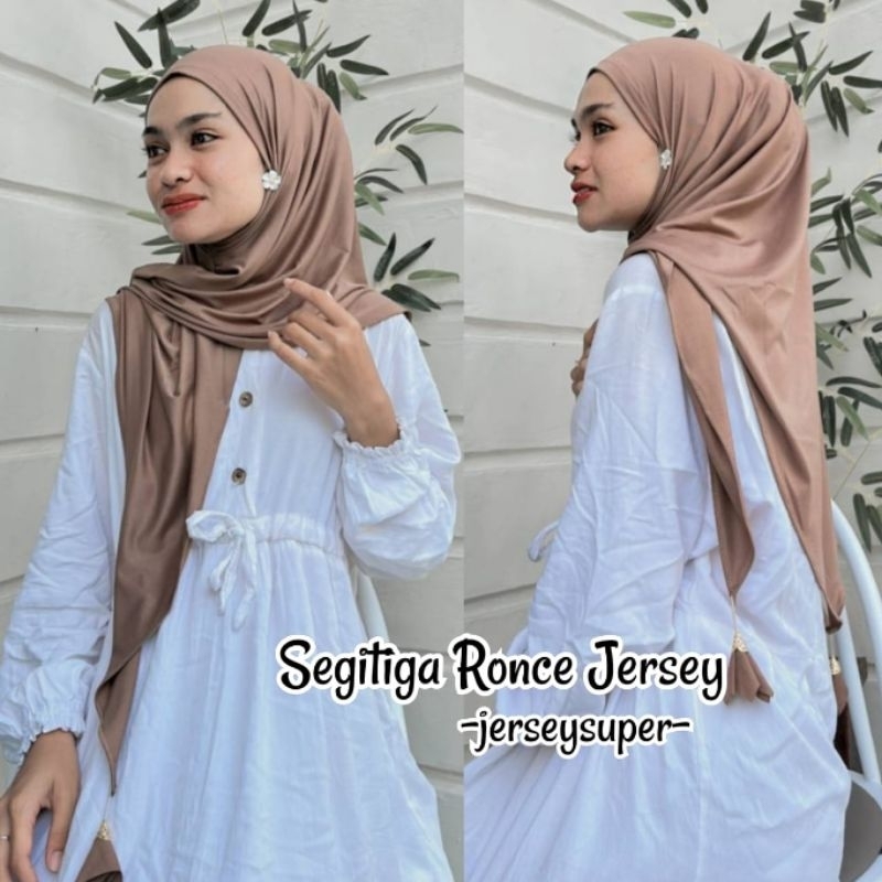 SEGITIGA RONCE JERSEY / JILBAB INSTAN / JILBAB SEGITIGA / SEGITIGA INSTAN JERSEY / SEGITIGA JERSEY / JILBAB JERSEY / HIJAB INSTAN / PASHMINA INSTAN