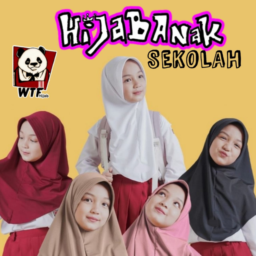 HIJAB ANAK // BELLA SQUARE ANAK DAN JILBAB ANAK SEKOLAH // HIJAB SEGIEMPAT KIDS // KERUDUNG ANAK