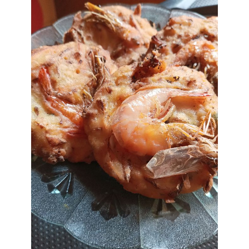 

Bakwan udang - ote ote Surabaya - bakwan sambal petis
