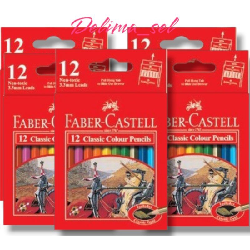 

Faber castell pensil warna CClassic12 pendek(AZ 50)