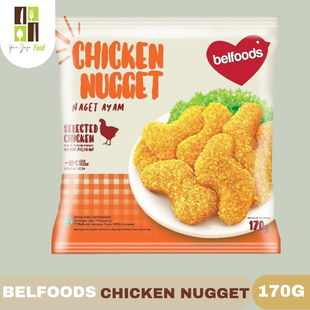 Belfoods Chicken Nugget /Naget Ayam / Chicken Nugget Ceria 170g