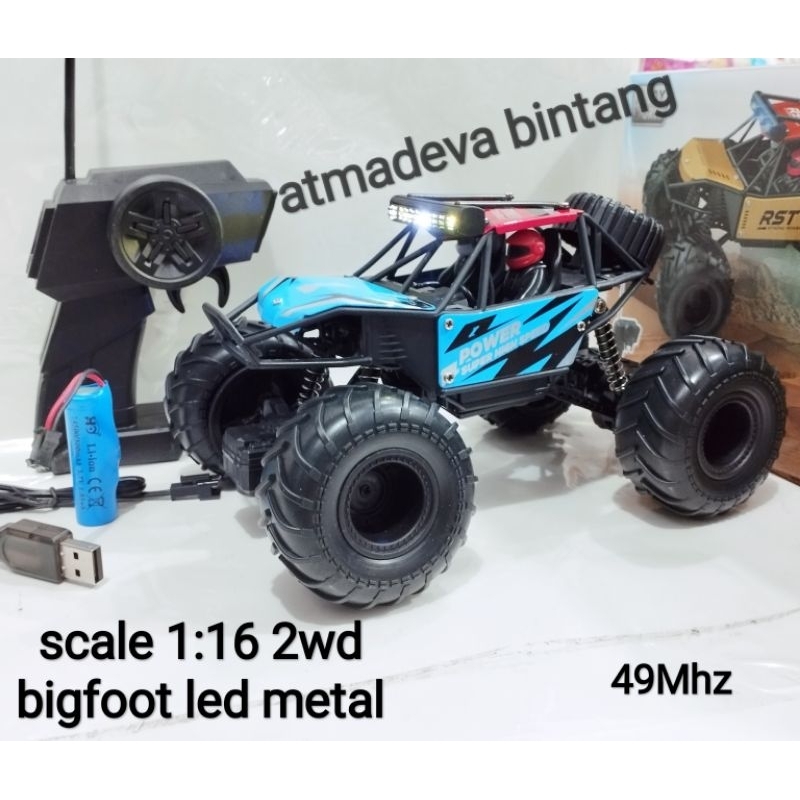 Mainan Mobil Remote Control Off-Road Rover Climbing Car Series Scale 1:16 Body Metal Alloy Nyala Lampu LED Mainan Anak Pengendali Jarak Jauh Mainan Keluarga Bisa COD /RC Off-road Rover Body Metal Bisa Segala Medan Bayar Di Tempat Free Ongkir