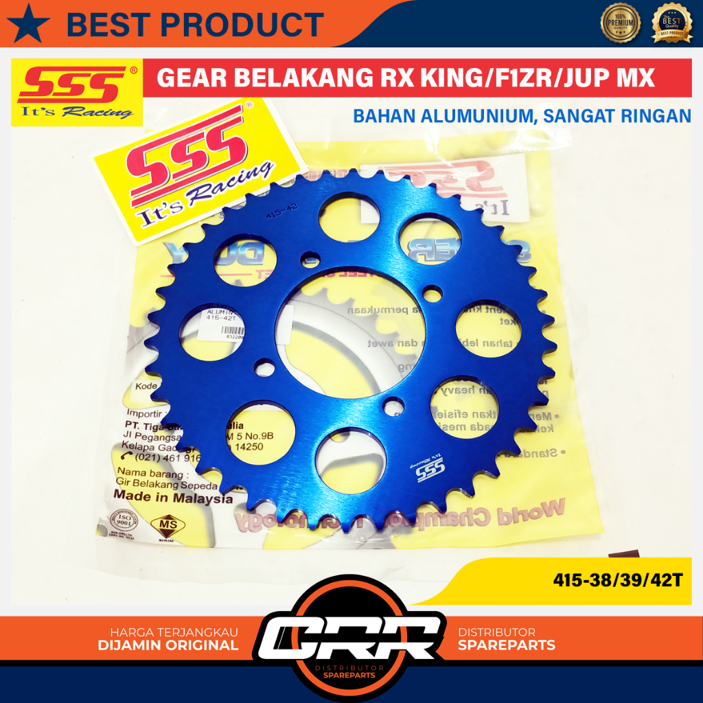 Gir Gear Belakang Yamaha Jupiter Z Vega R Jupiter MX135 MX New RXZ RX King F1ZR Bebek Yamaha Ukuran 
