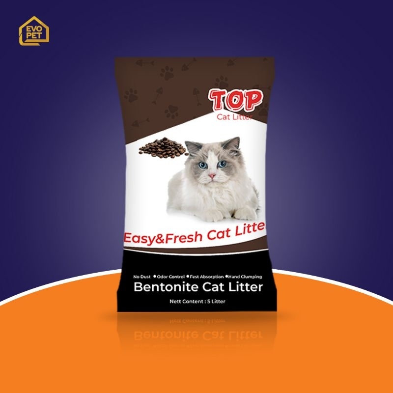Pasir Top 20kg pasir top 25liter Pasir Kucing Top 25lt gumpal wangi