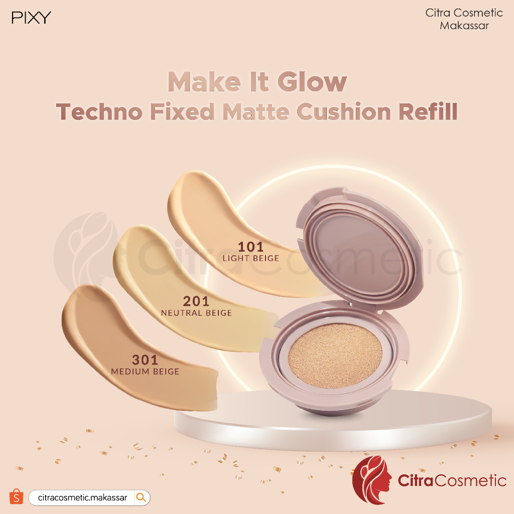 Pixy Make It Glow Techno-Fixed Matte Cushion Refill