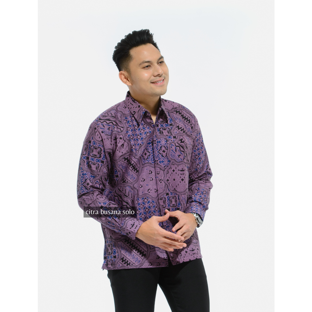 DEWANGGA LAWASAN Kemeja Batik Pria Full Furing Bahan Katun Primisima