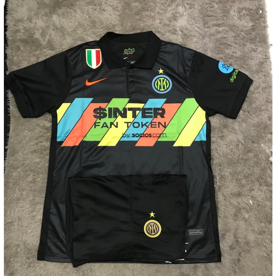 Jersey bola inter milan 3rd 2021 - 2022 grade ori import