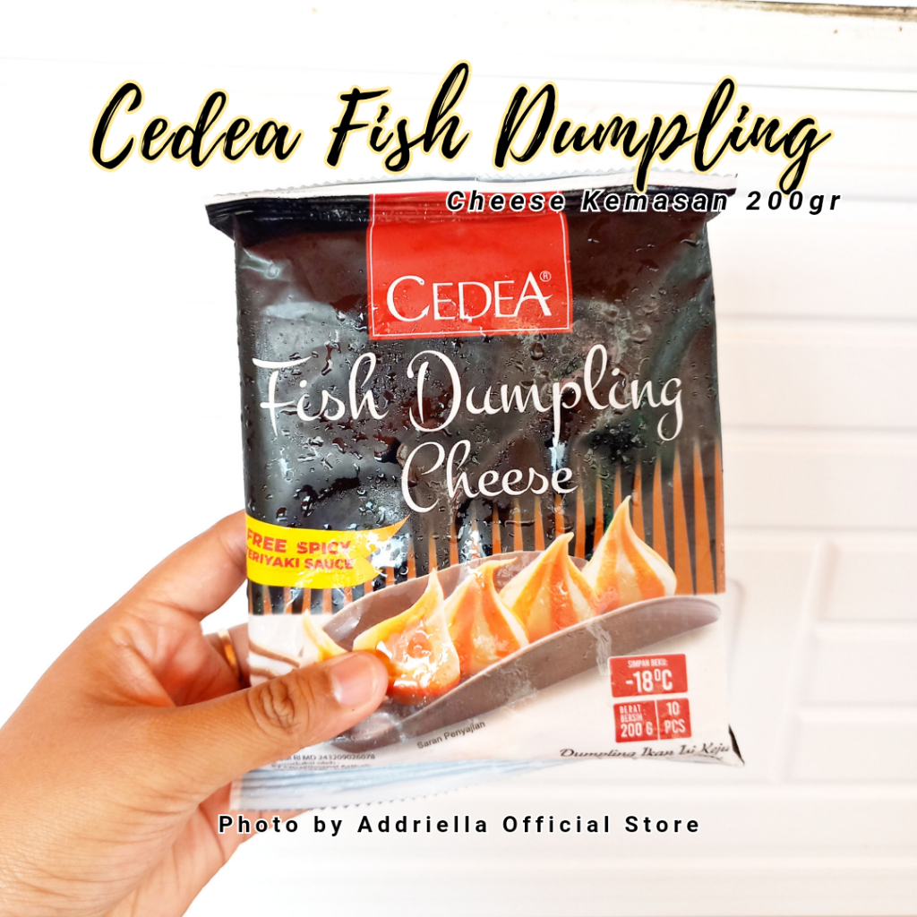 

ADDRIELLA Cedea Fish Dumpling Cheese 200gr | Cedea/Frozenfood/Frozenfood Murah