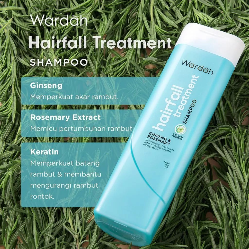 Wardah Shampoo &amp; Conditioner | Daily Fresh Hairfall Treatment Anti Dandruff Nutri Shine