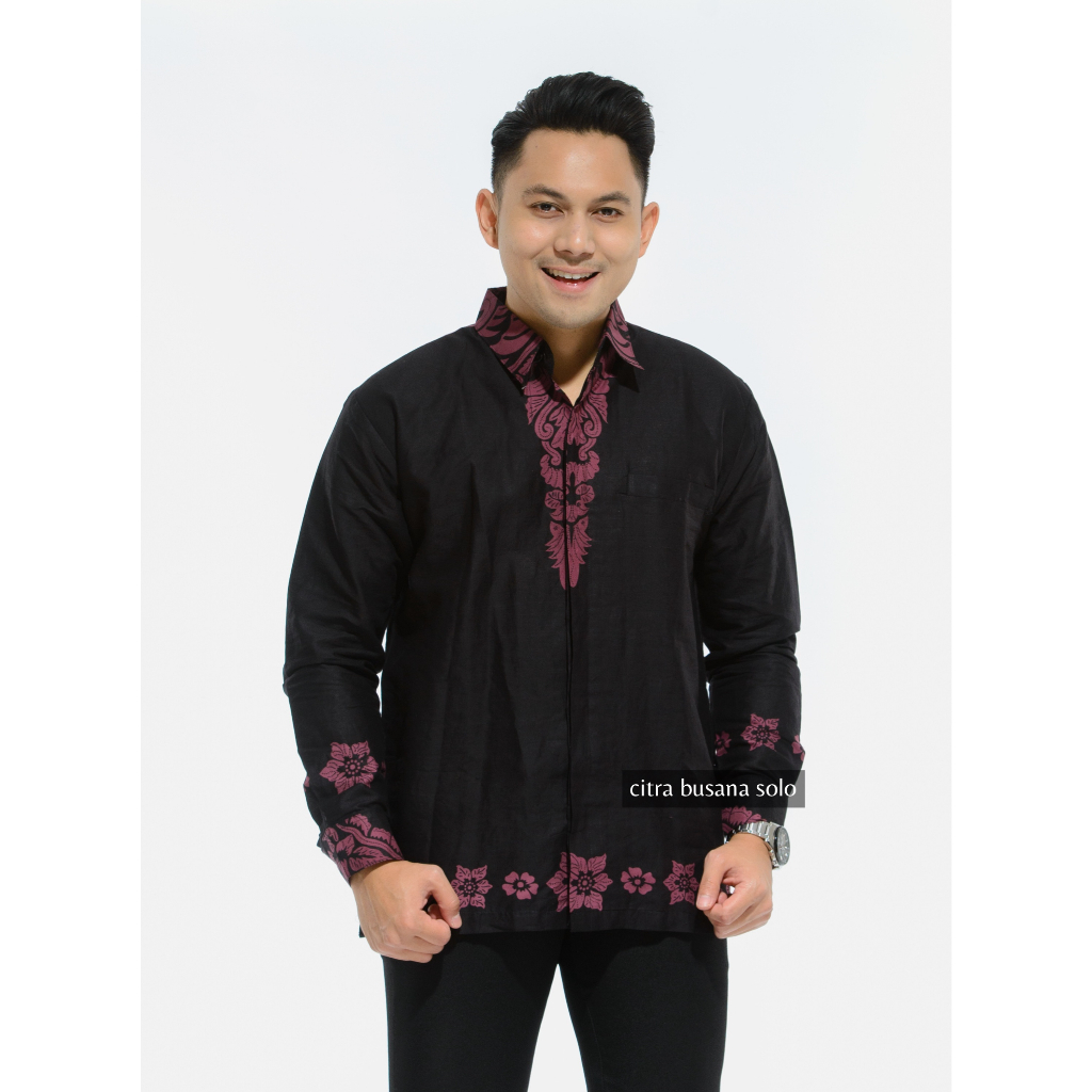 PAKUALAM Kemeja Batik Pria Full Furing Bahan Katun Primisima