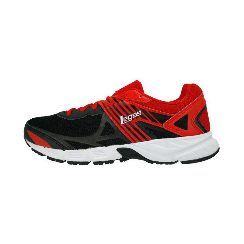 League Legas Sepatu Lari Pria Iron LA M Merah Original