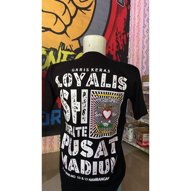 Kaos SH Terate Pusat madiuN Full Punggung A2 Kaos Psht Loyalis SH Terate pusat madiuN