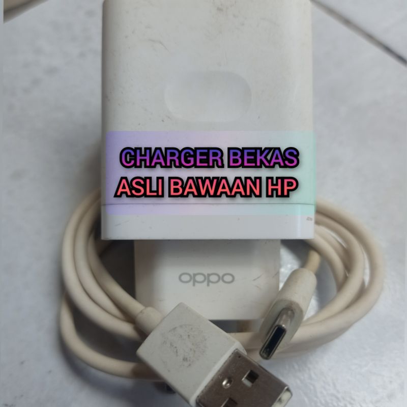 CHARGER OPPO A95 | A76 | A74 4G ASLI BAWAAN HP TIPE C
