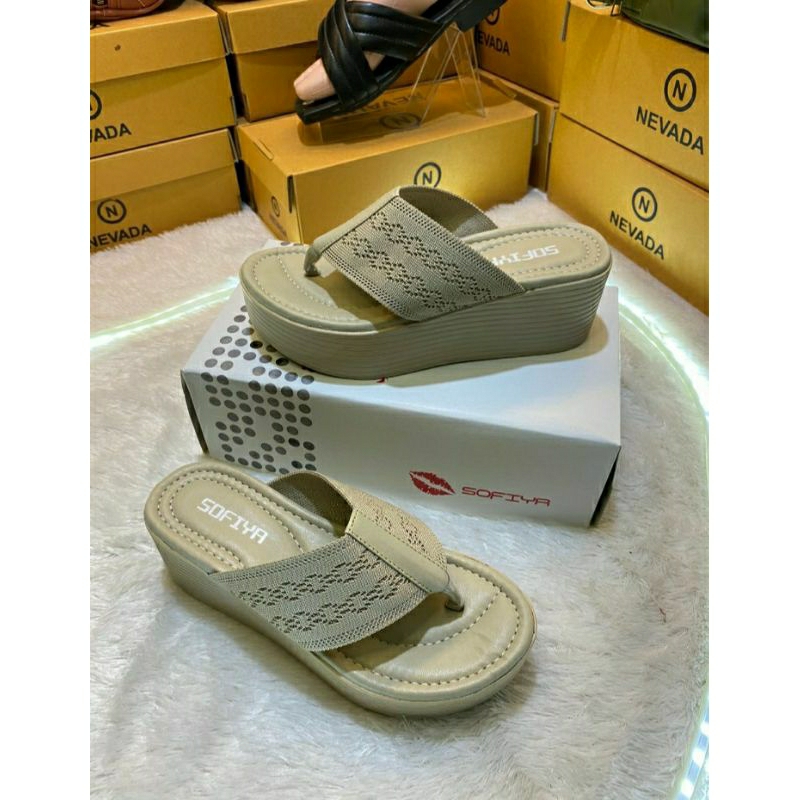 Sandal Wedges Sofiya/sandal japit sofiya/sandal wedges japit/sandal promo wanita/sandal wedges wanit