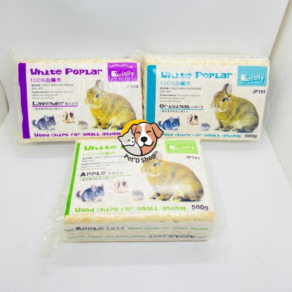 Jolly Serbuk Kayu Kelinci Hamster 500gr White Poplar Wood