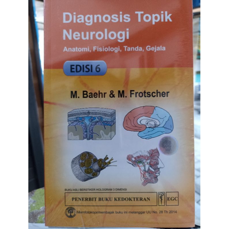 ORIGINAL & NEW BUKU: DIAGNOSIS TOPIK NEUROLOGI DUUS, EDISI 6, M.BAEHR