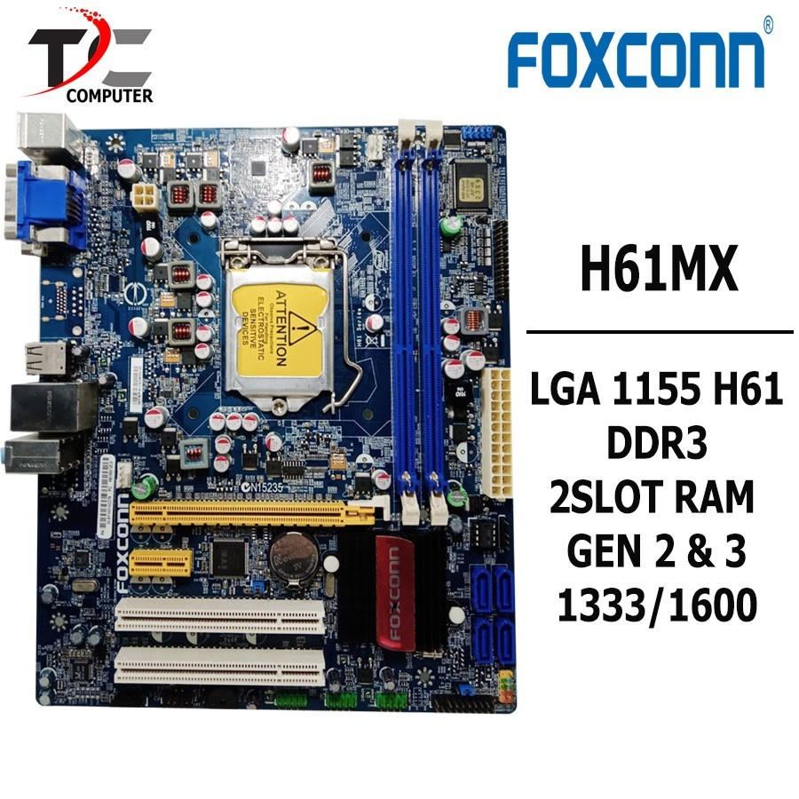 Mainboard Mobo Motherboard Intel LGA 1155 H61 Onboard