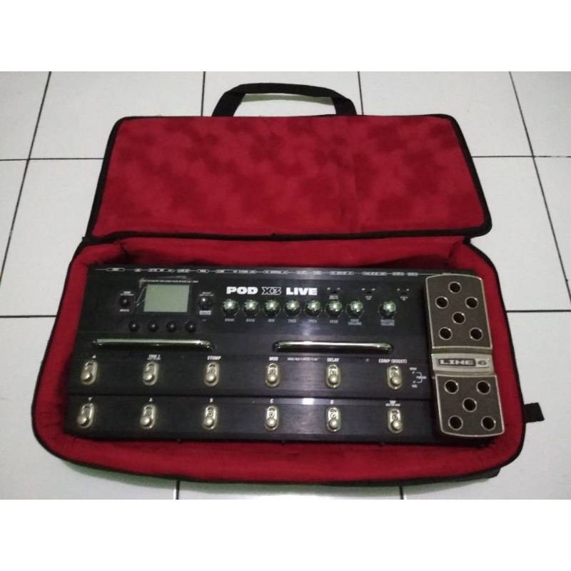 Rockizz Original Gigbag Tas Softcase Line 6 POD XT Live X3 Live